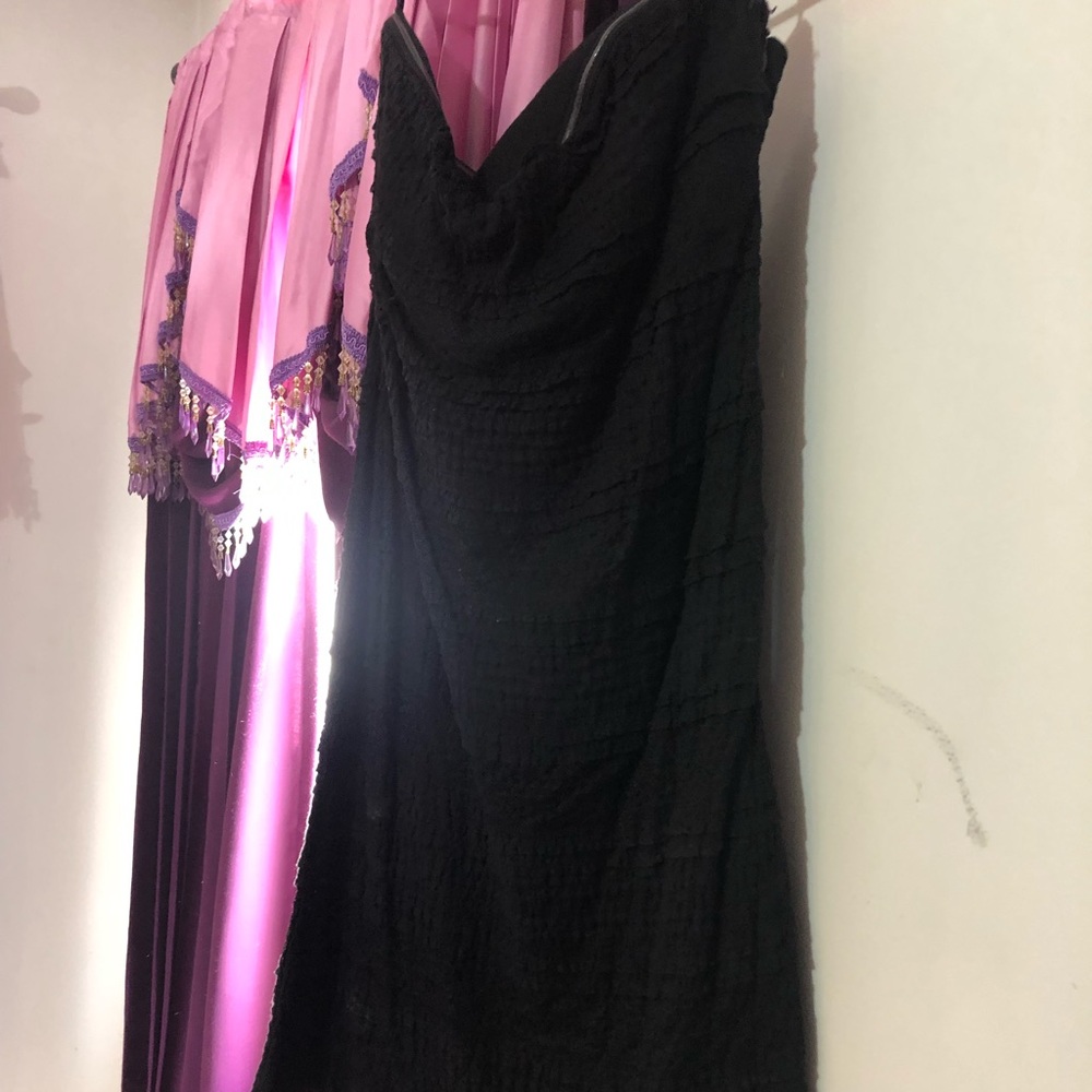 2bebe black tube top dress